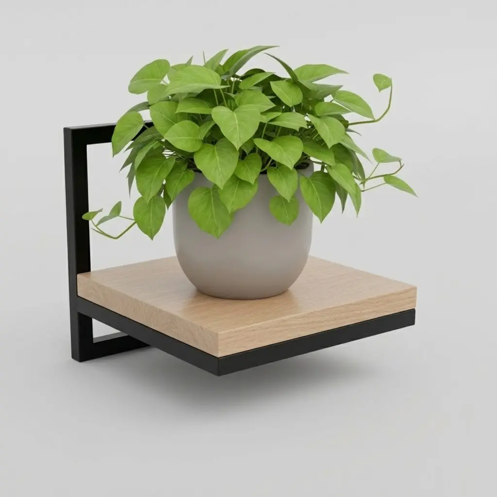 Mono Shelf z rośliną